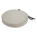 Classic Accessories Montlake Fade Safe Heather Grey Round Outdoor Seat Cushion CL57541